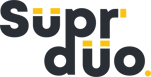 Suprduo Logo Grey Yellow